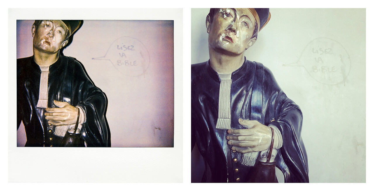 Comparatif entre un Polaroid et un Instagram...