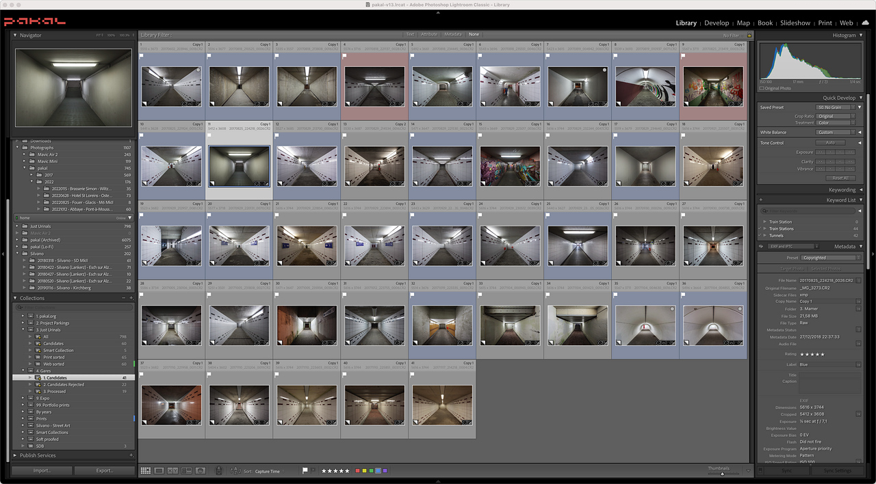 Lightroom: Selection avant traitement