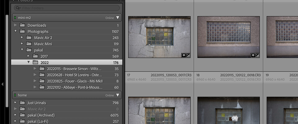 Catalogue 2022 Lightroom