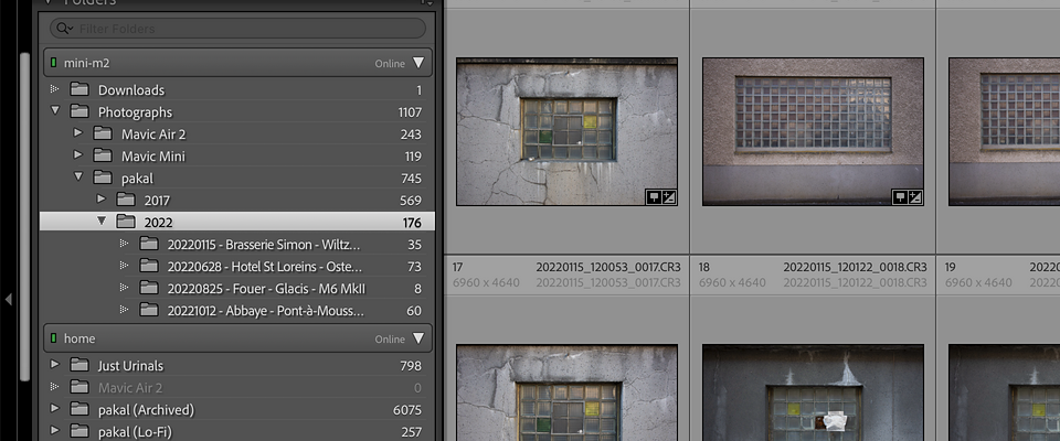 Catalogue 2022 Lightroom