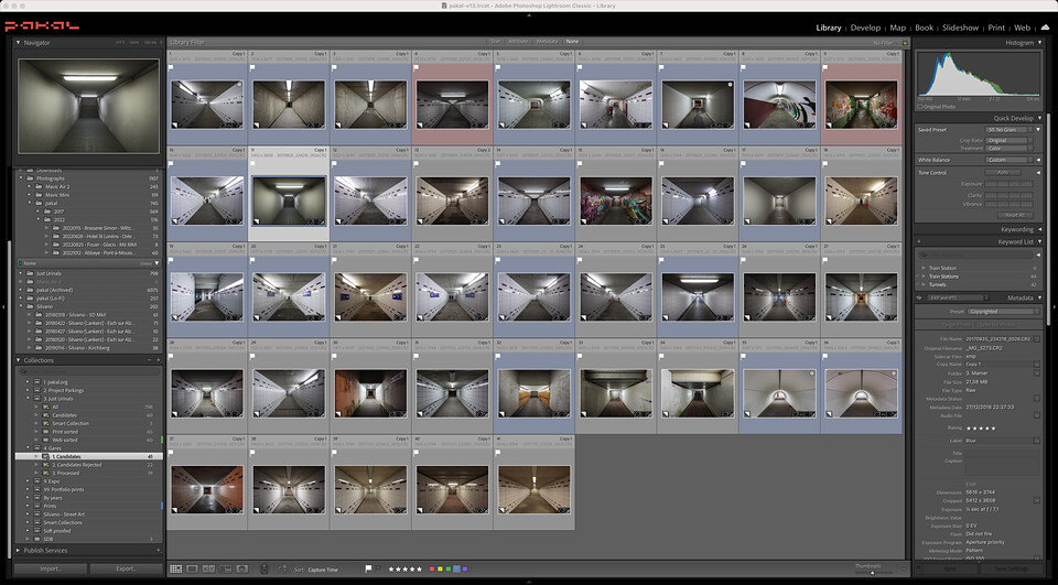 Lightroom: Selection avant traitement