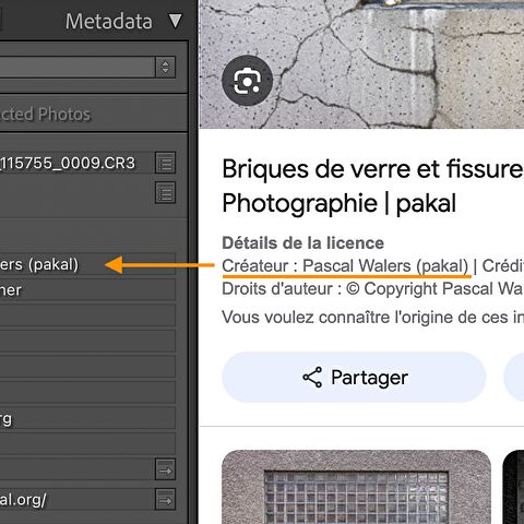 Vos photos sous licence dans Google