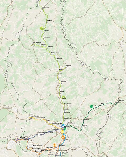 Réseau ferroviaire Luxembourgeois