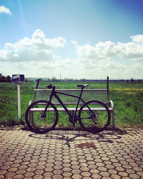 Le banc en alu...