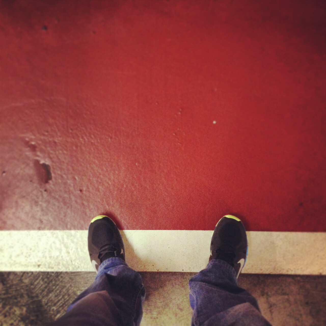 Dans le parking Poelaert