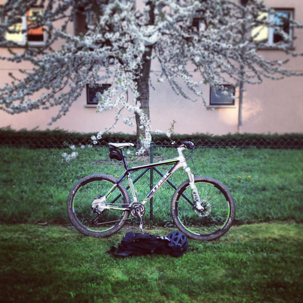 La résidence au printemps