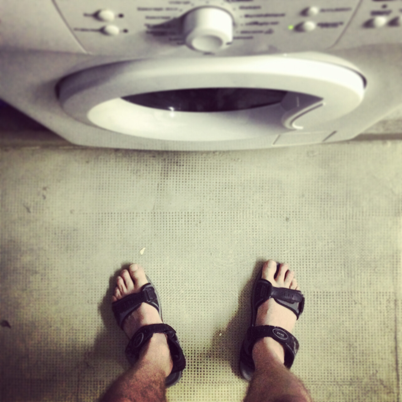 Programmer la machine en sandales