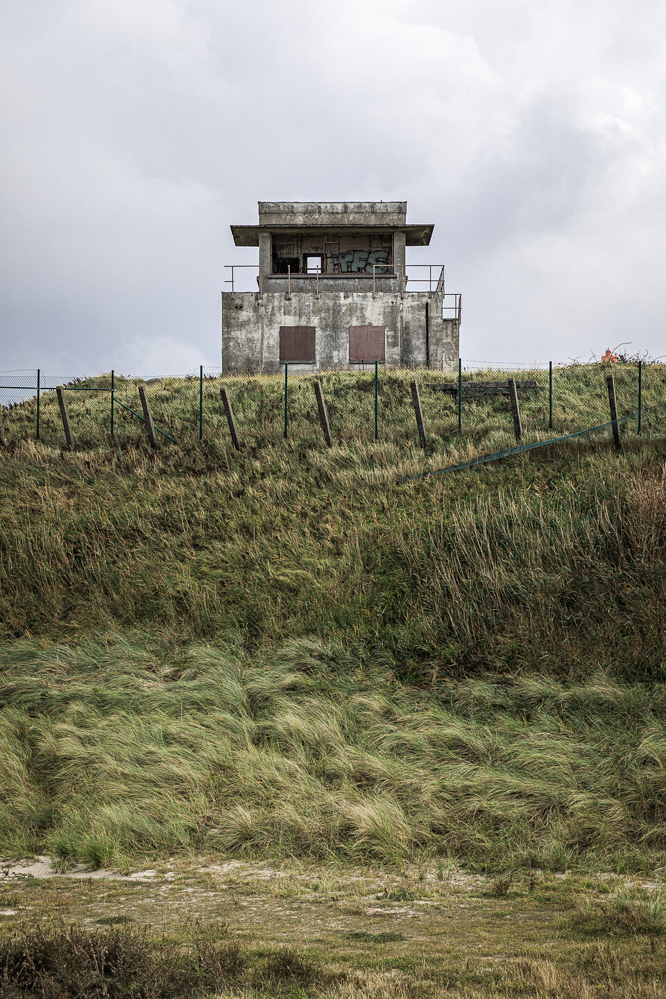 De Halve Maan, vestiges d'une batterie militaire allemande faisant partie du mur de l'Atlantique et situés sur les côtes d'Ostende en Belgique.