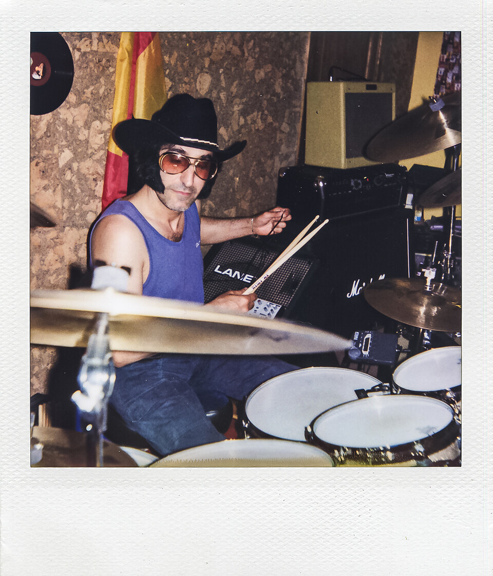 Elvis is a drummer