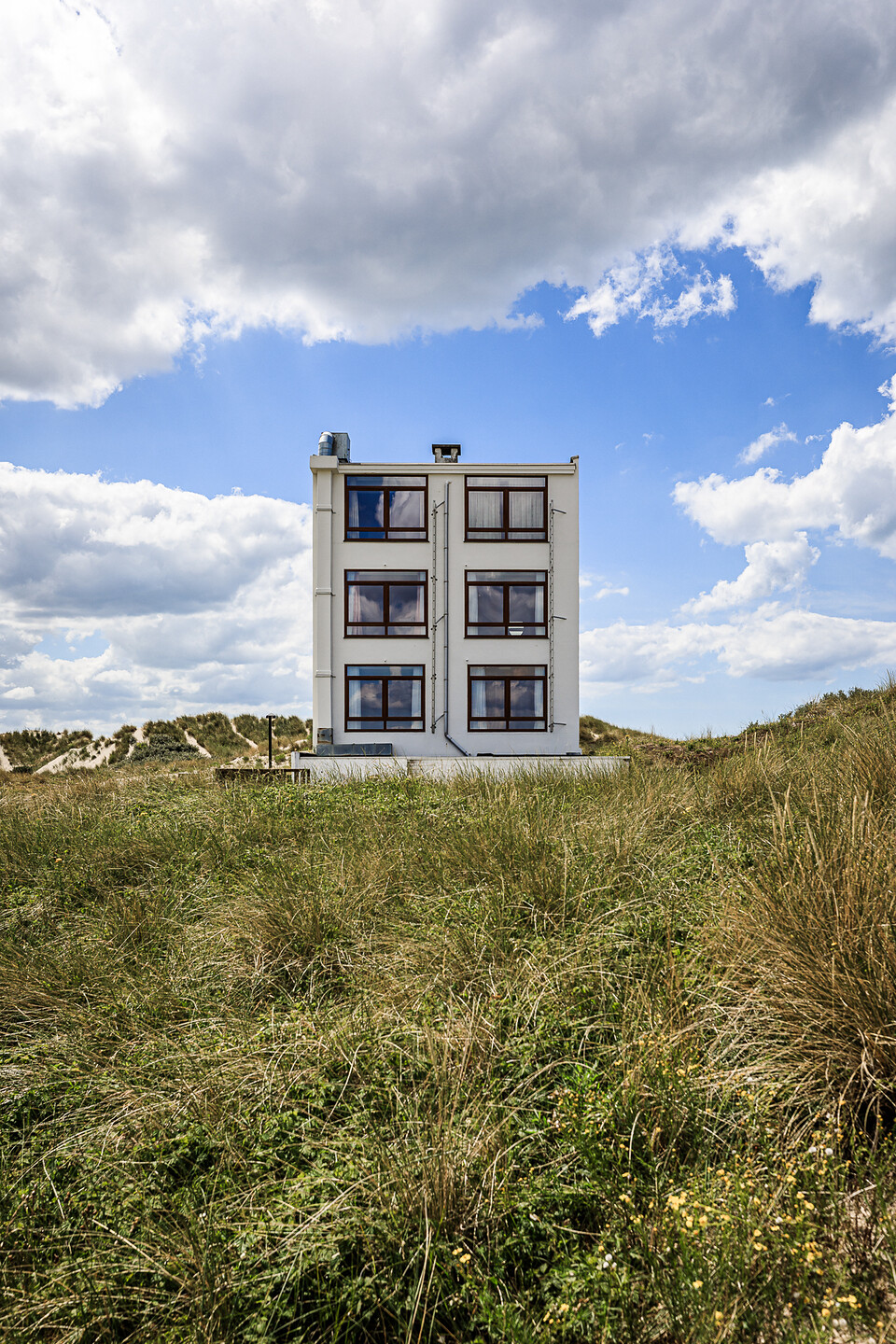Façade arrière de l'hotel restaurant Sint-Laureins à Westende.
